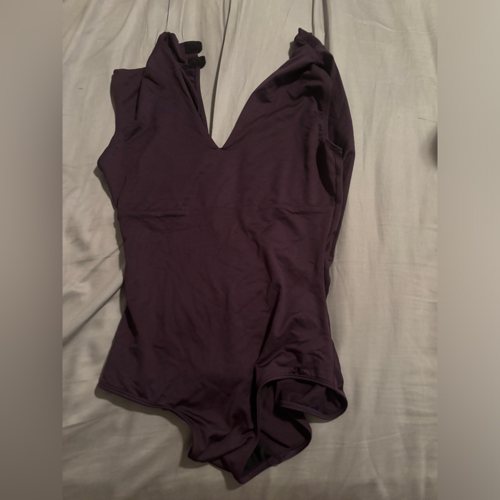 Purple Capezio High Neck Leotard Size Medium